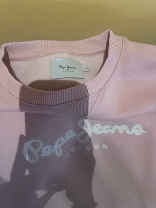 Sudadera Pepe Jeans rosa logo
