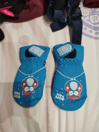 Pantalón de esquí azul con tirantes