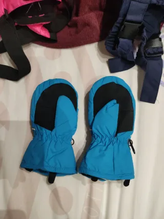 Pantalón de esquí azul con tirantes