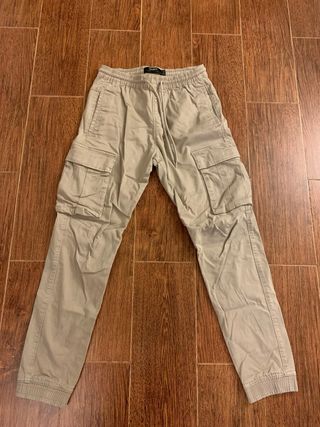Pantalón cargo Pull&Bear beige Talla XS