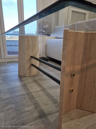 Tavolo da Pranzo in Cristallo Bisellato 10mm