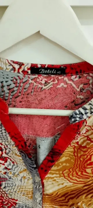 Camisa Boteli Vintage Estampada