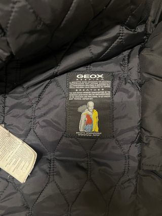 Giubbetto Geox nero con gilet interno