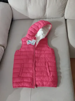 Chaleco niña Okaidi rosa