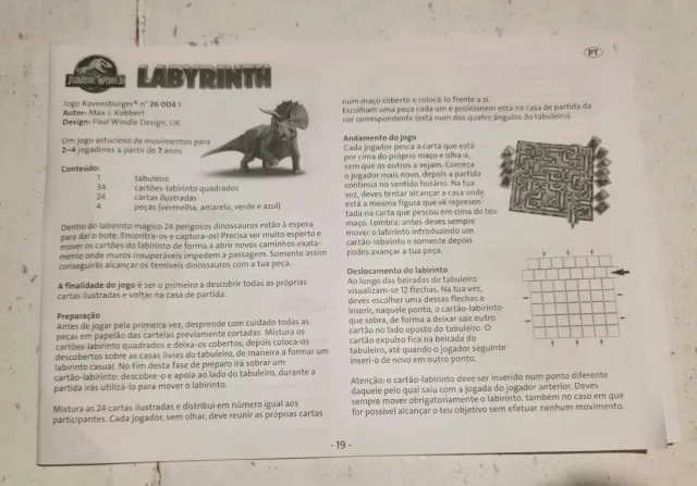 Juego de mesa Labyrinth Jurassic World