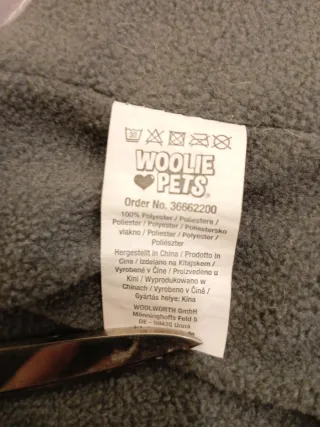 Abrigo para perro gris