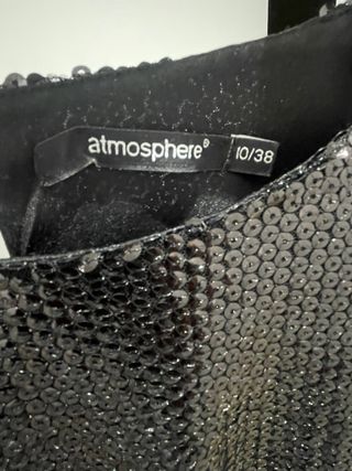 Vestido de fiesta lentejuelas negro