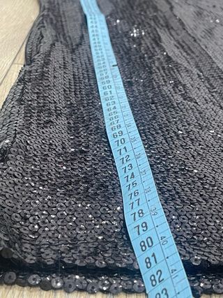 Vestido de fiesta lentejuelas negro