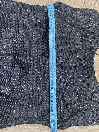 Vestido de fiesta lentejuelas negro