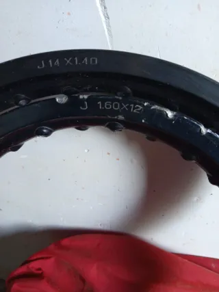 Llantas KTM 50 65 J14x1.40 J1.60x12