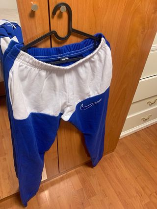 Sudadera Nike Hombre Azul y Blanca