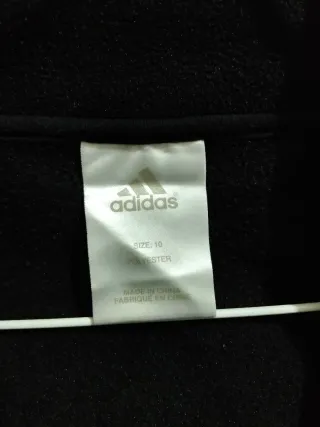 Forro polar mujer Adidas negro Talla M