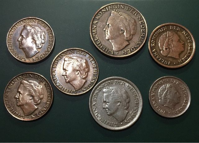 Conjunto 7 monedas Países Bajos