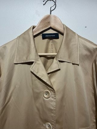 Chaqueta Elena Miro Beige/Oro