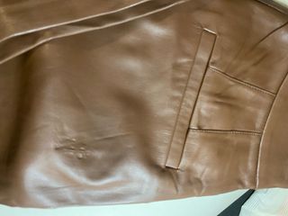 Pantalón efecto piel XS