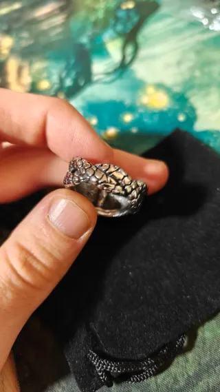 Anillo Barahir Señor de los Anillos Esmeralda