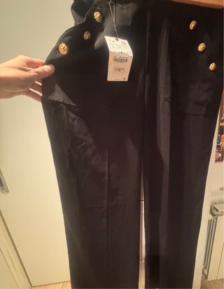 pantalón ancho Zara