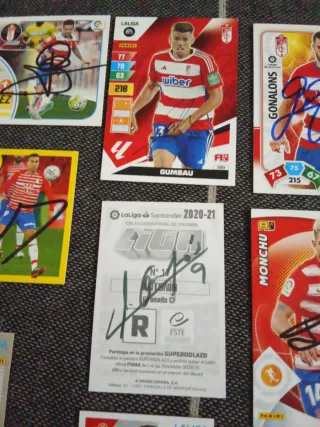 Cromos Firmados Granada CF