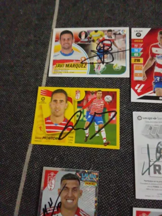 Cromos Firmados Granada CF