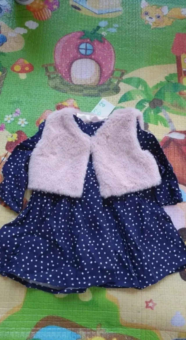 Vestido invierno bebé 3 meses