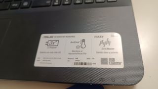 Portátil Asus Negro/Gris