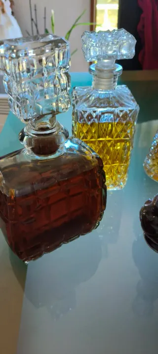 Conjunto Garrafas Licor Bar Vidro