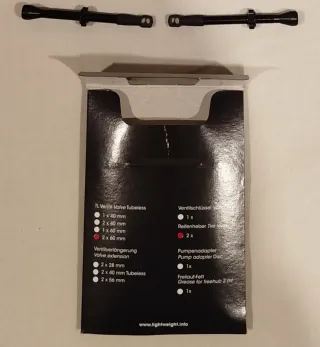 Válvulas Tubeless Lightweight 60mm