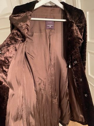 Abrigo Caramelo marrón astracán