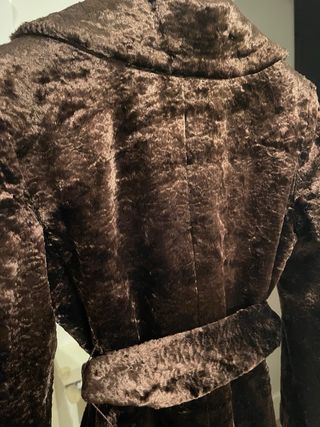 Abrigo Caramelo marrón astracán