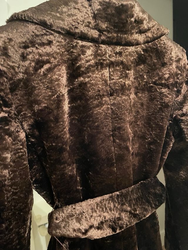 Abrigo Caramelo marrón astracán