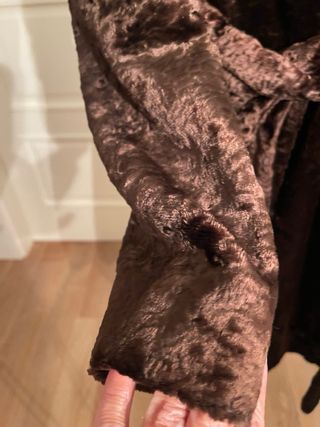 Abrigo Caramelo marrón astracán