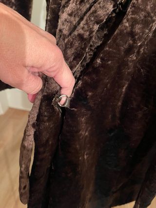 Abrigo Caramelo marrón astracán