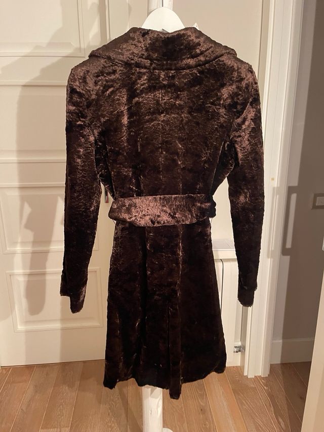 Abrigo Caramelo marrón astracán