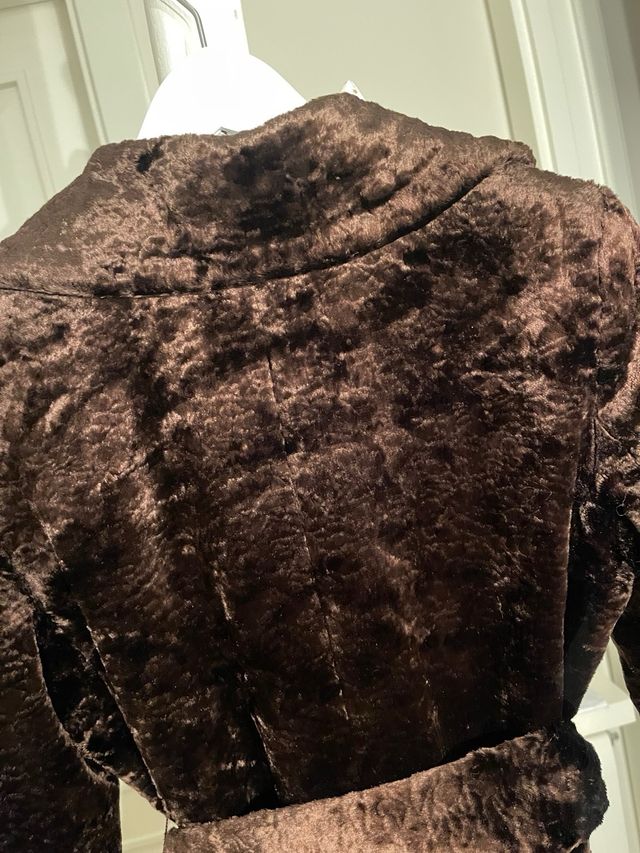 Abrigo Caramelo marrón astracán