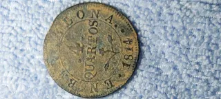 4 Quartos 1814 monete