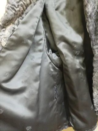 Chaquetón Astrakán Gris