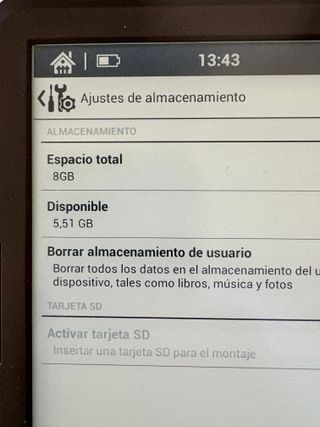 EBOOK TAGUS IRIS PANTALLA CON LUZ