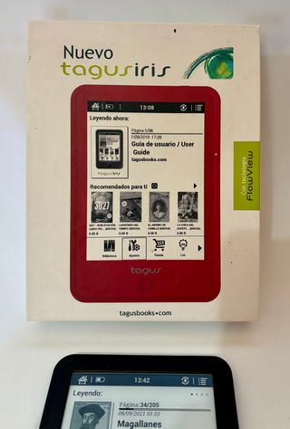 EBOOK TAGUS IRIS PANTALLA CON LUZ