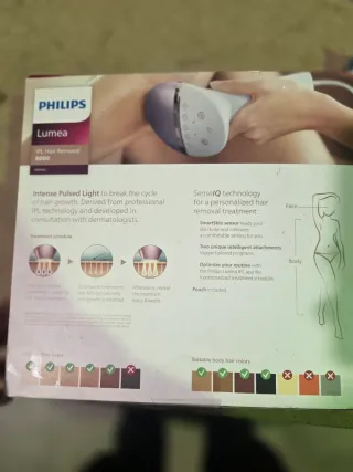 Philips Lumea IPL Serie 8000 Depiladora láser