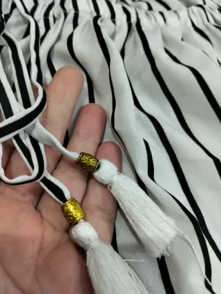 Blusa de rayas off-shoulder