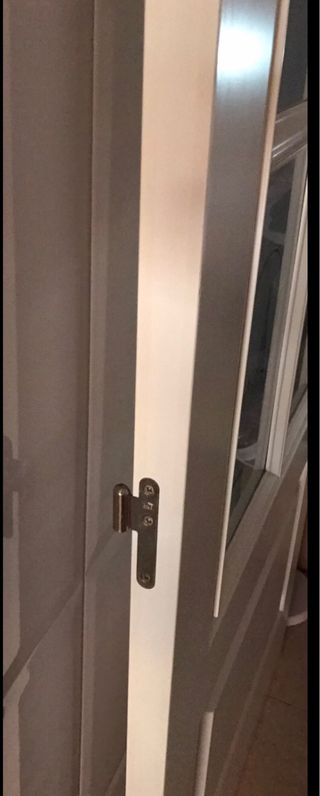 Puerta madera blanca