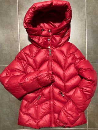 Chaqueta plumífero roja T 38-40