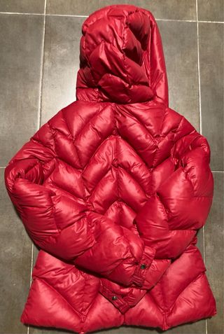 Chaqueta plumífero roja T 38-40