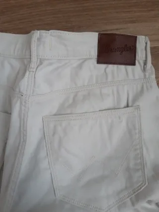 Pantalones Wrangler Mujer Beige Talla 38
