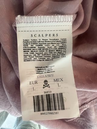 Camisa mujer Talla L de Scalpers