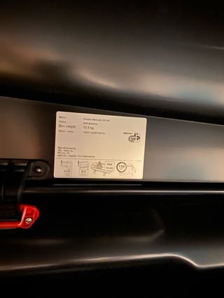 Cofre Techo Norauto Bermude 200 Negro 375L