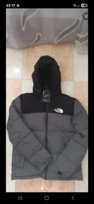 Chaqueta The North Face Hombre Negra y Gris