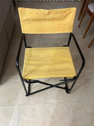 Sedie Pieghevoli Director Gialle