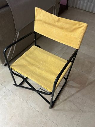 Sedie Pieghevoli Director Gialle