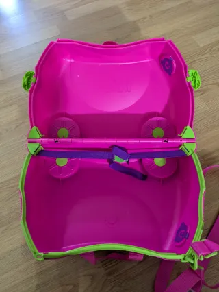 Maleta infantil Trunki ruedas rosa y morado
